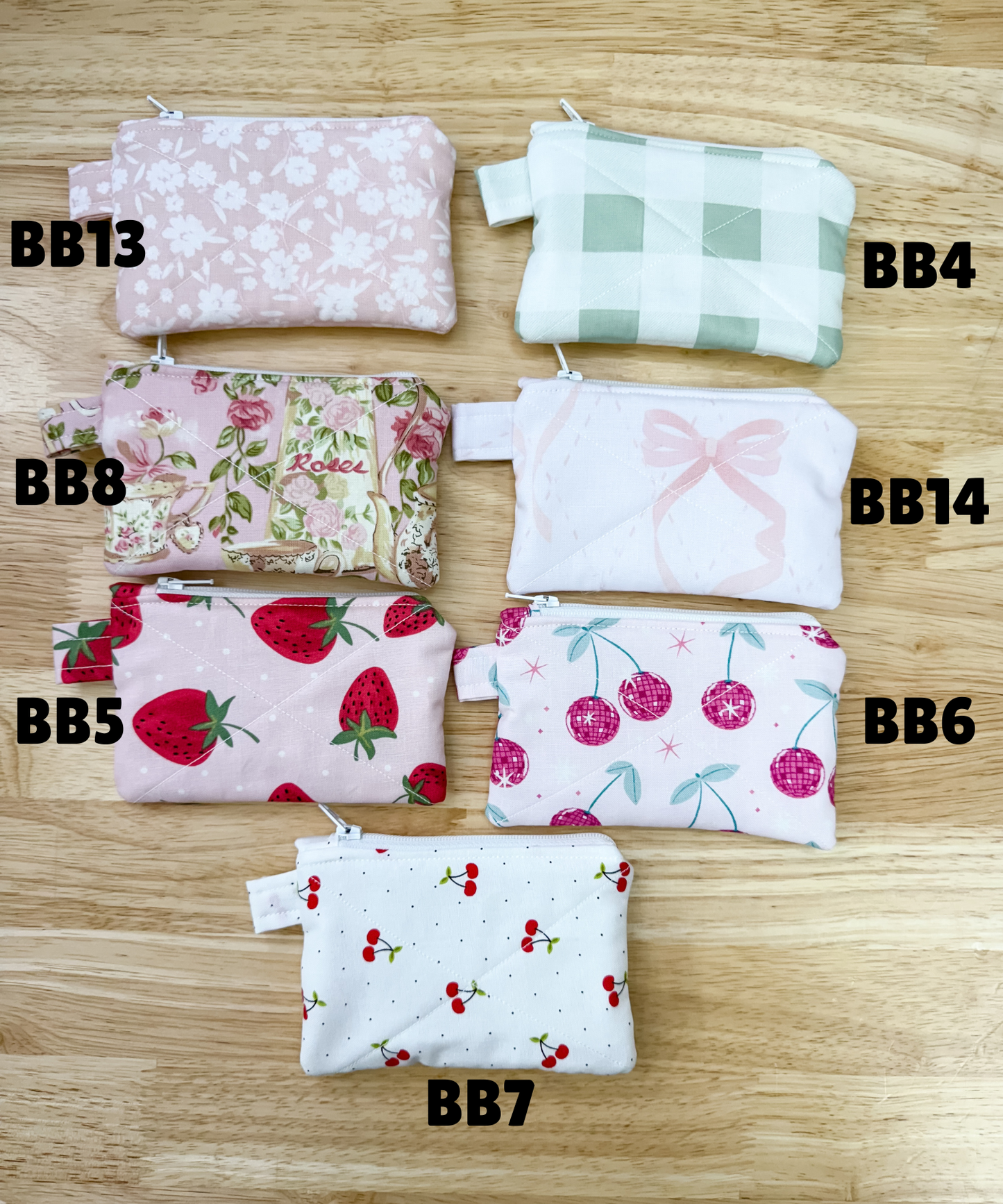 Small Quilted Purse Coin Pouch