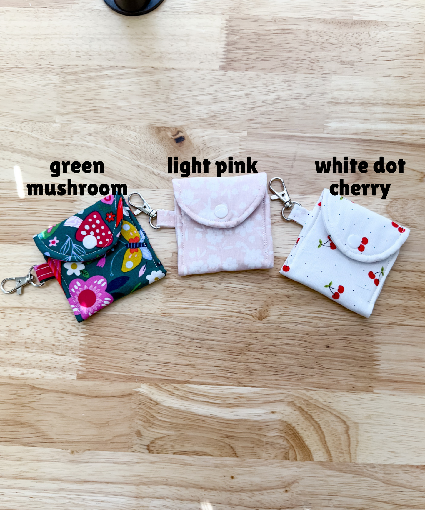 Fabric AirPods Case Keychain