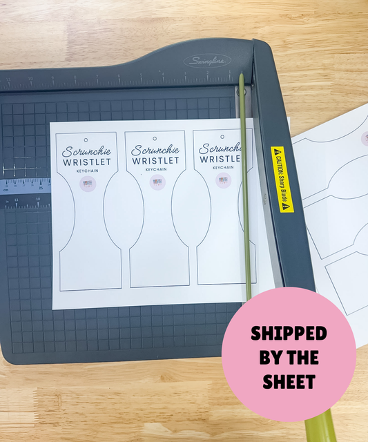 PRINTED LABELS Scrunchie BUNDLE Wrap Labels