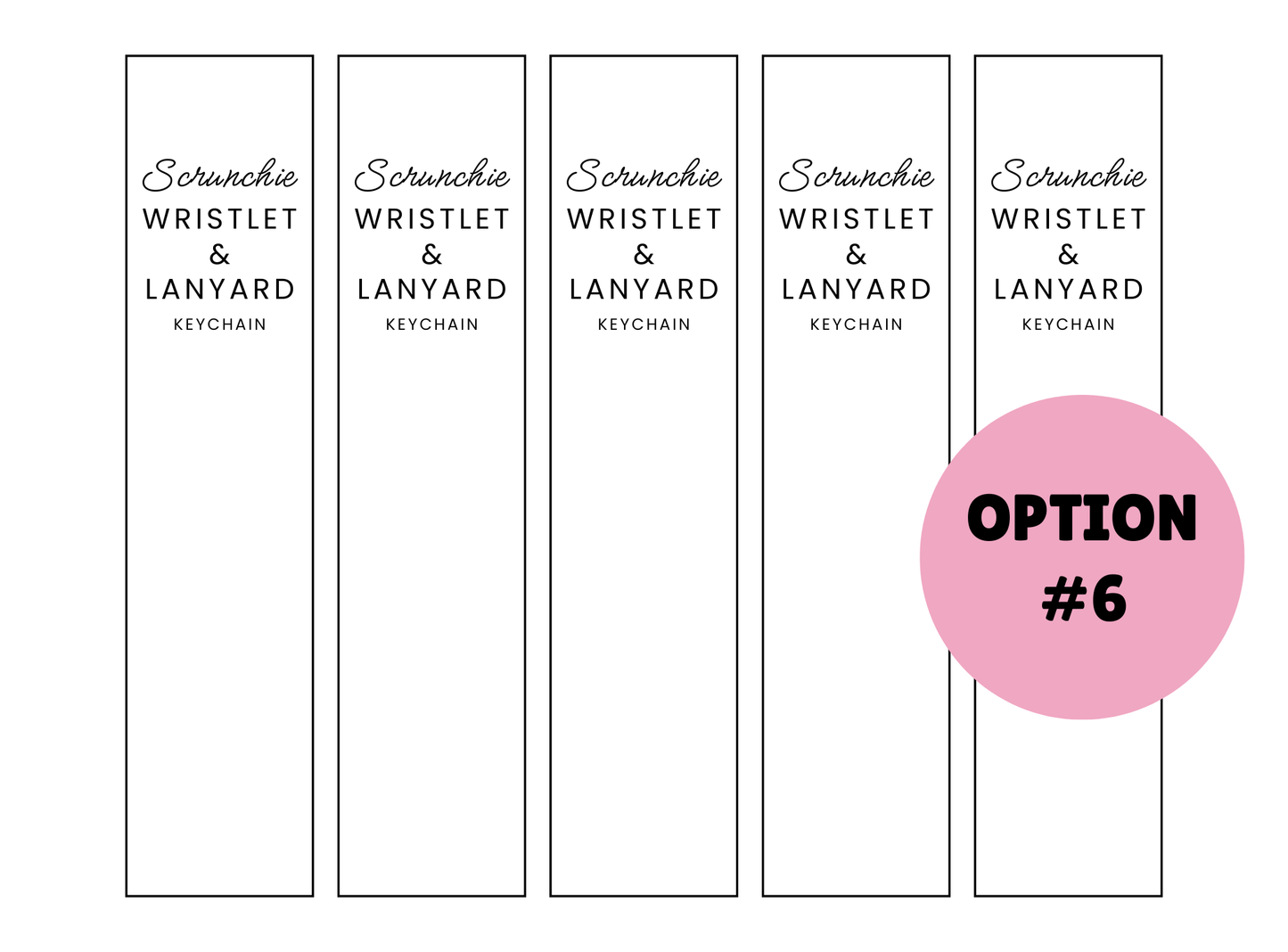 PRINTED LABELS Scrunchie BUNDLE Wrap Labels