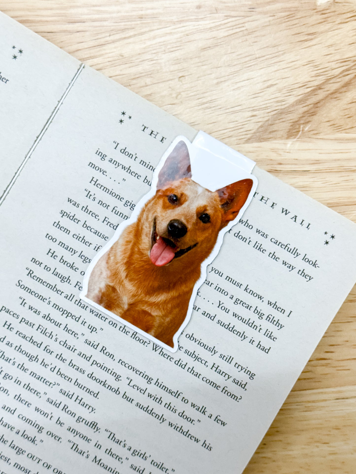 Red Australian Cattle Dog Magnetic Bookmark