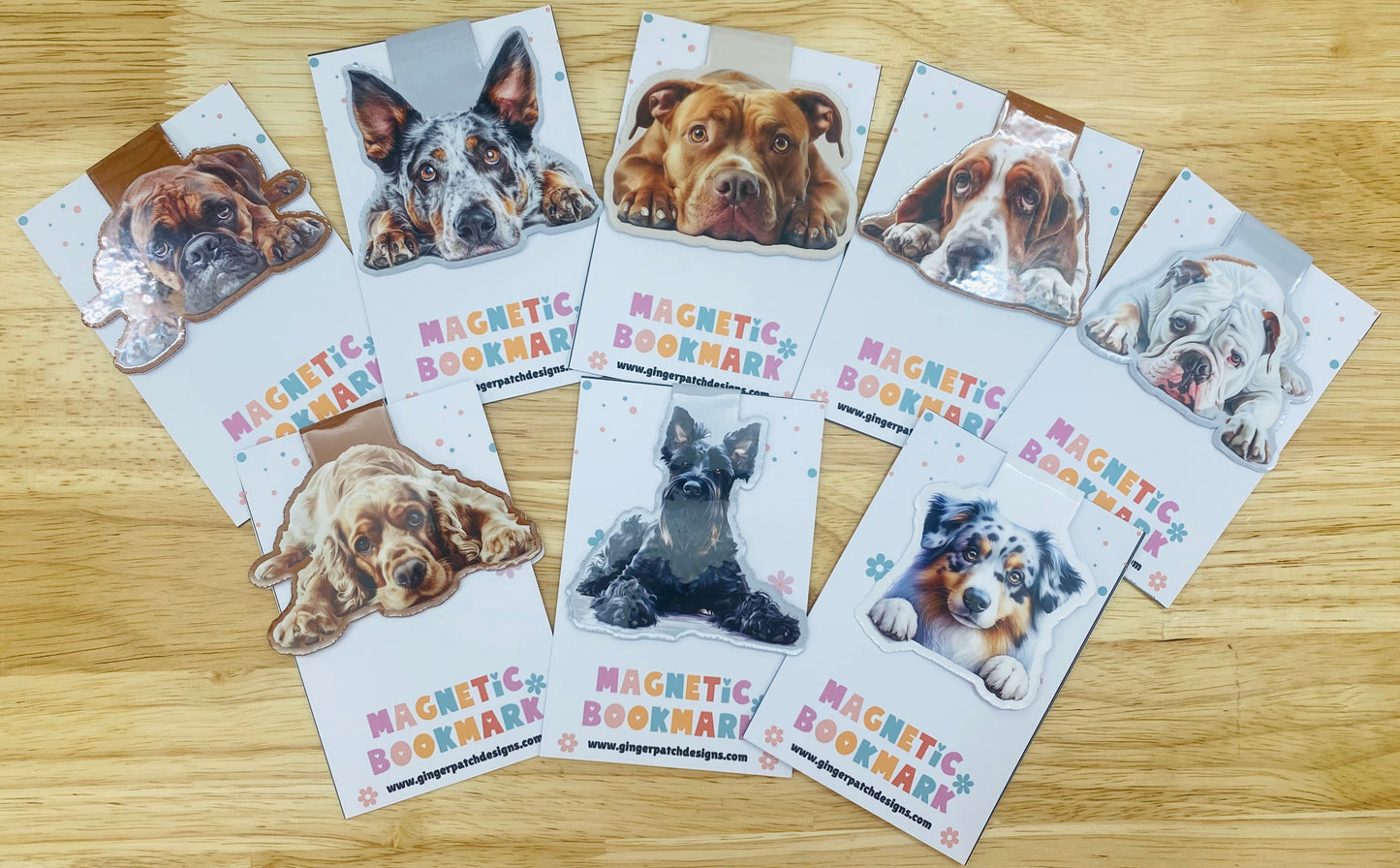 Basset Hound Magnetic Bookmark