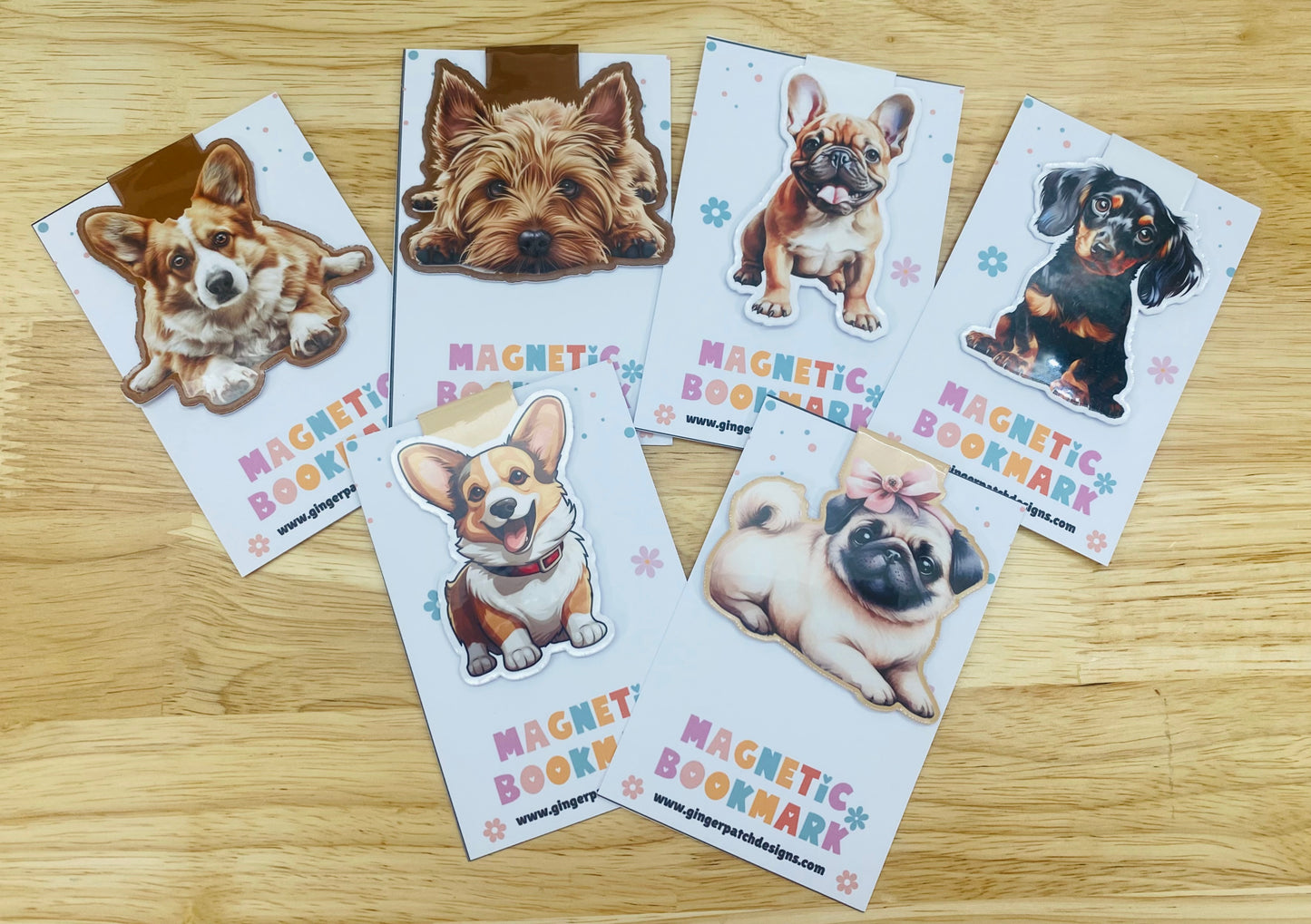 Basset Hound Magnetic Bookmark