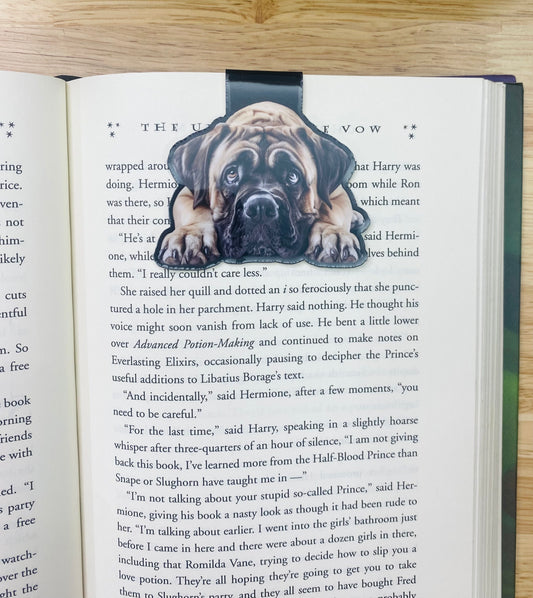 Fawn Bull Mastiff Magnetic Bookmark