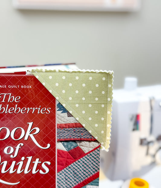 Wildflower Bow Raw Edge Corner Bookmarks