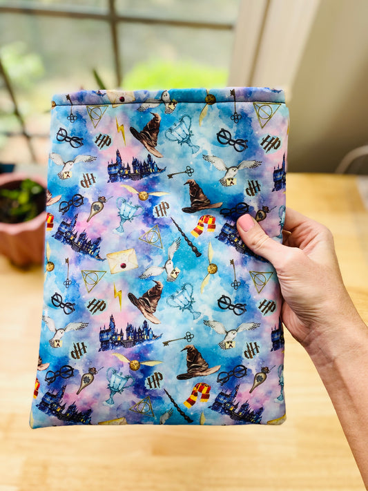 Purple Wizard Book & iPad Sleeve