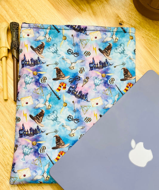 Purple Wizard Laptop Sleeve, Padded MacBook Cover