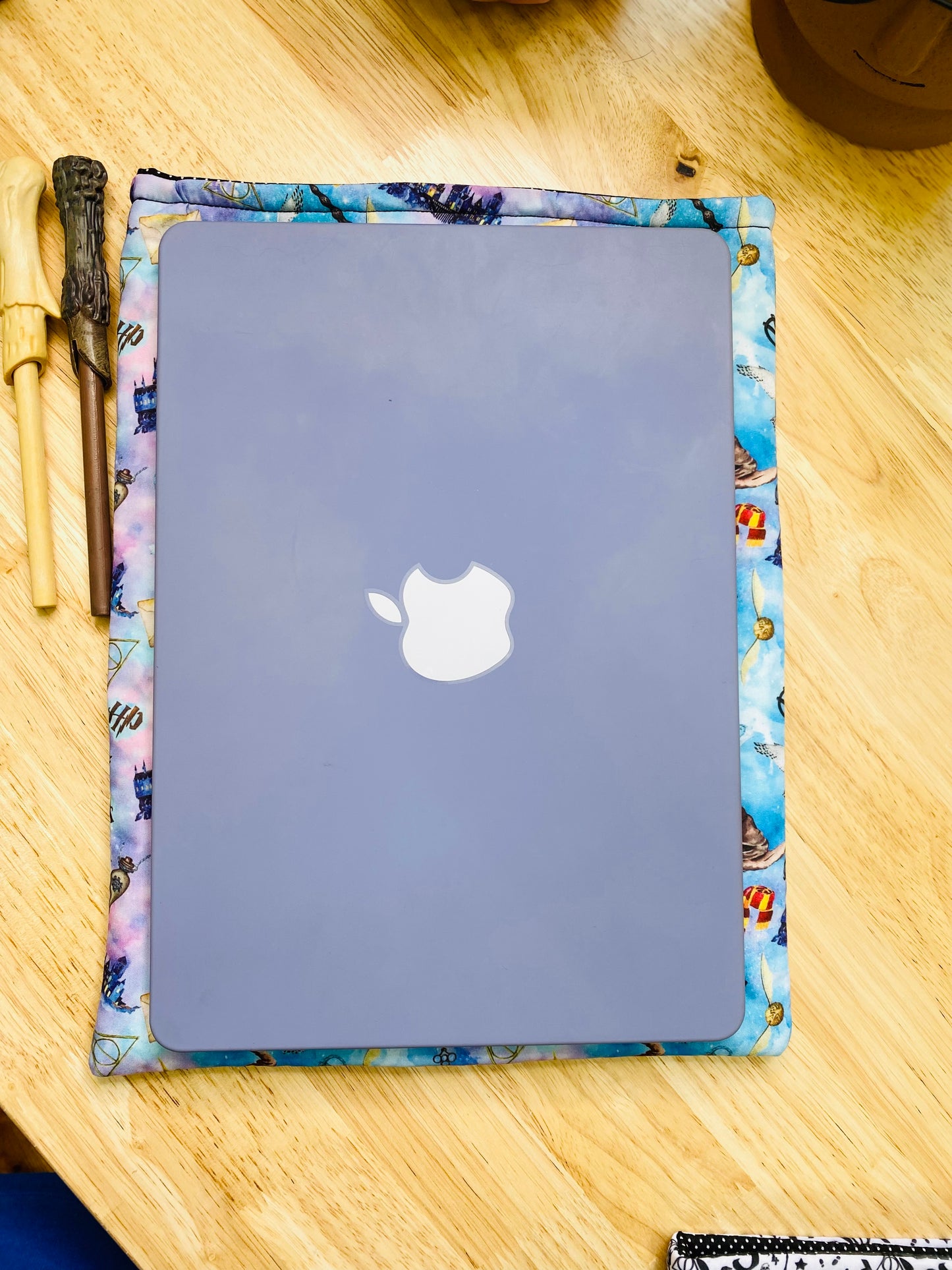 Purple Wizard Laptop Sleeve, Padded MacBook Cover