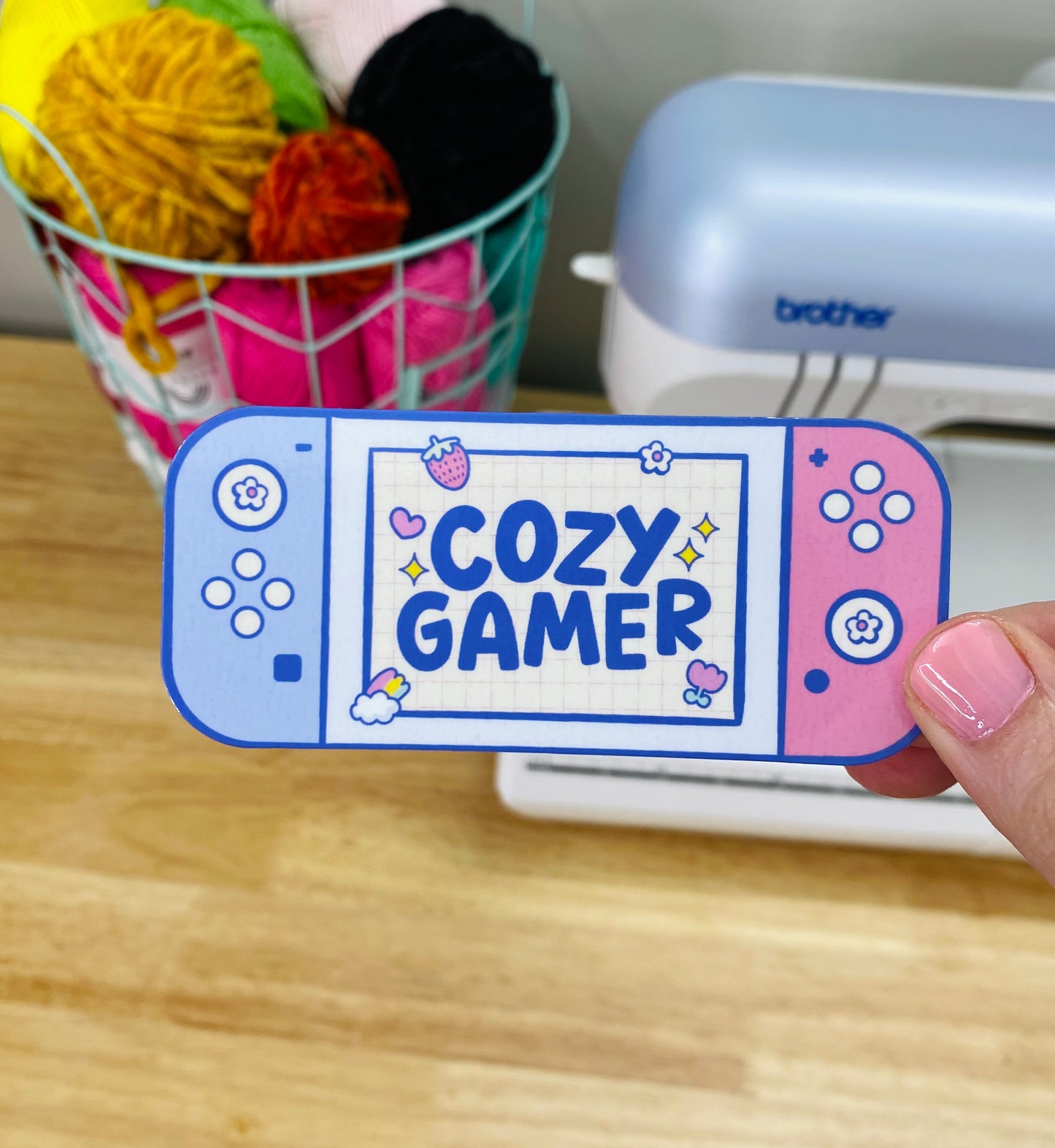 Cozy Gamer Sticker