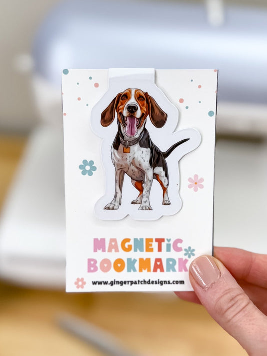 Treeing Walker Coonhound Magnetic Bookmark