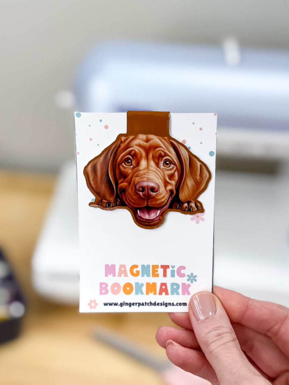 Vizsla Dog Magnetic Bookmark