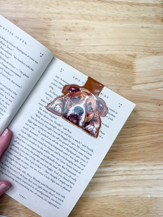 American Bulldog Magnetic Bookmark