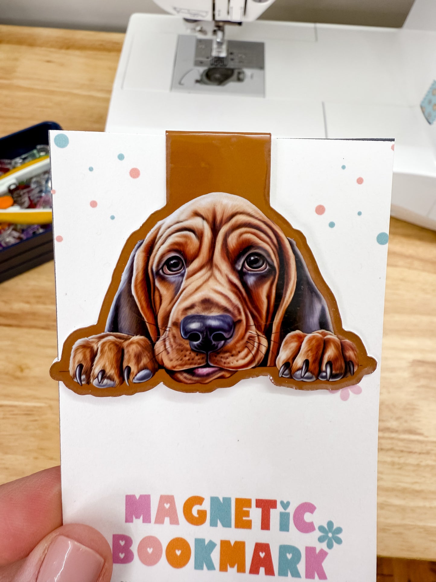 Bloodhound Magnetic Bookmark