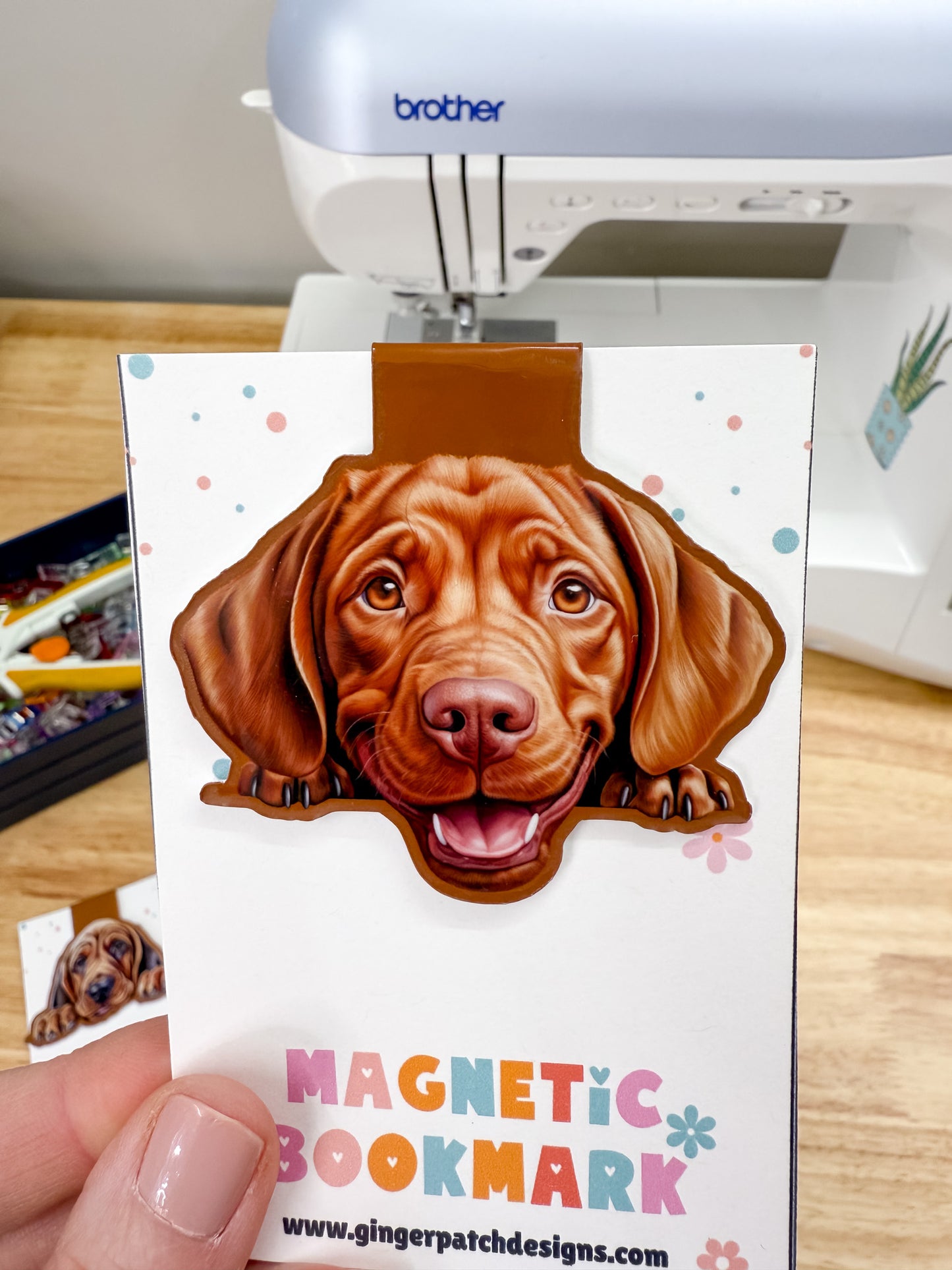 Vizsla Dog Magnetic Bookmark