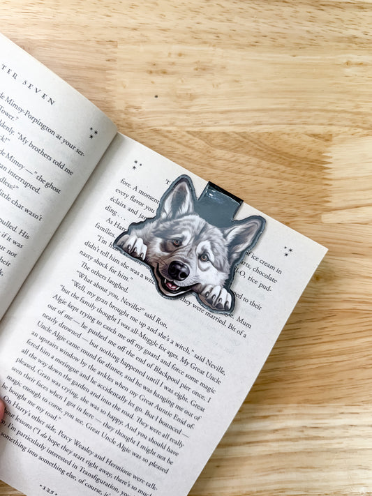 Norwegian Elkhound Magnetic Bookmark