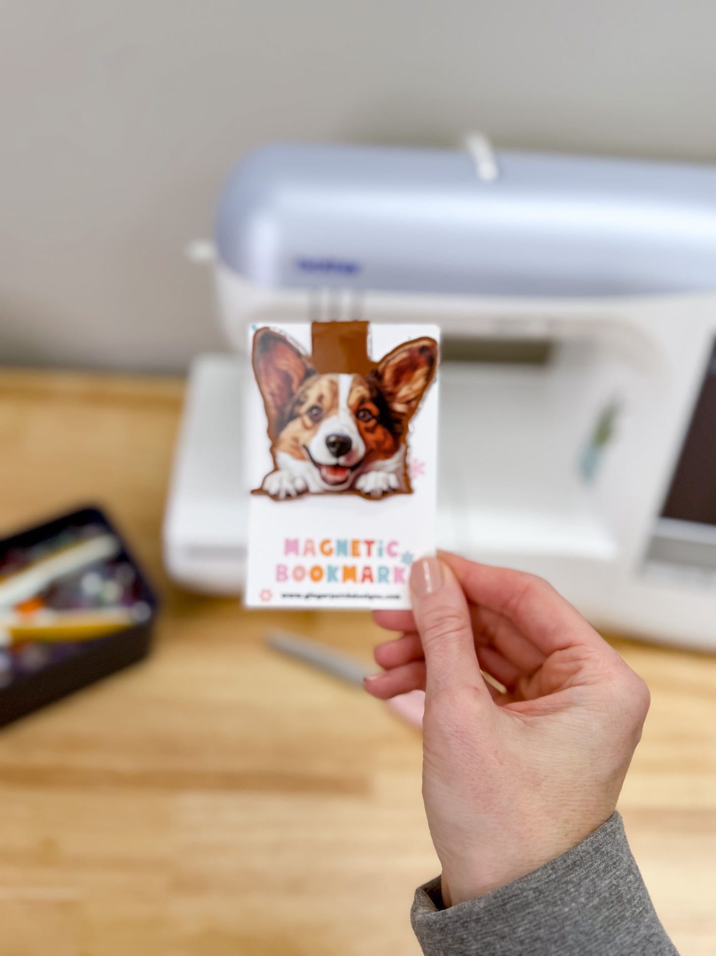 Cardigan Welsh Corgi Magnetic Bookmark