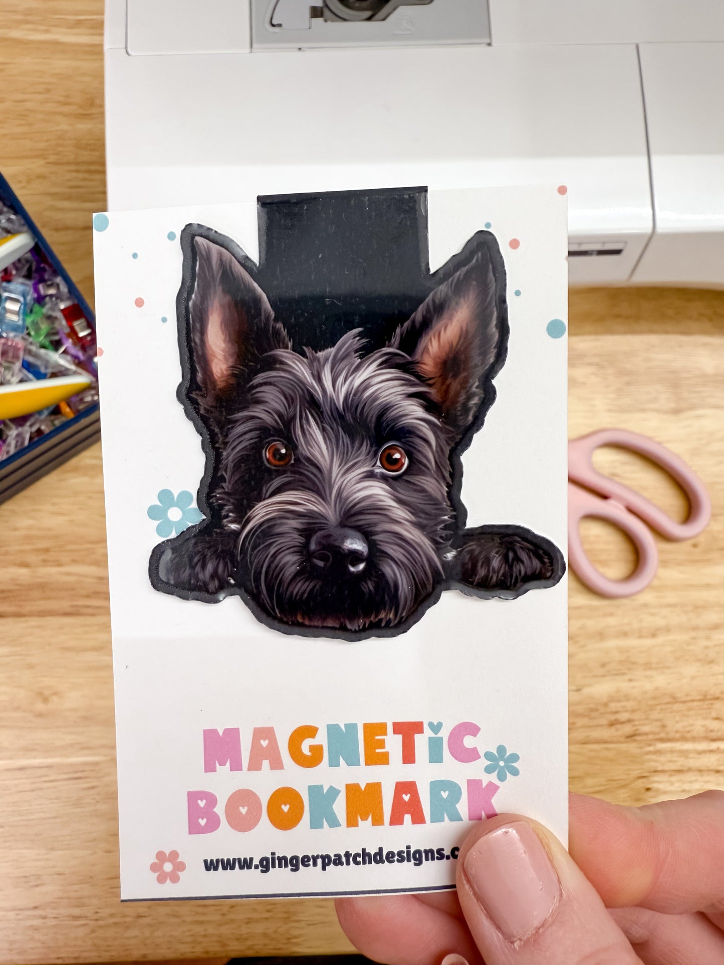 Scottish Terrier Magnetic Bookmark