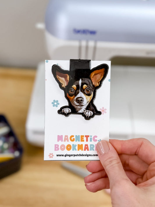 Rat Terrier Magnetic Bookmark