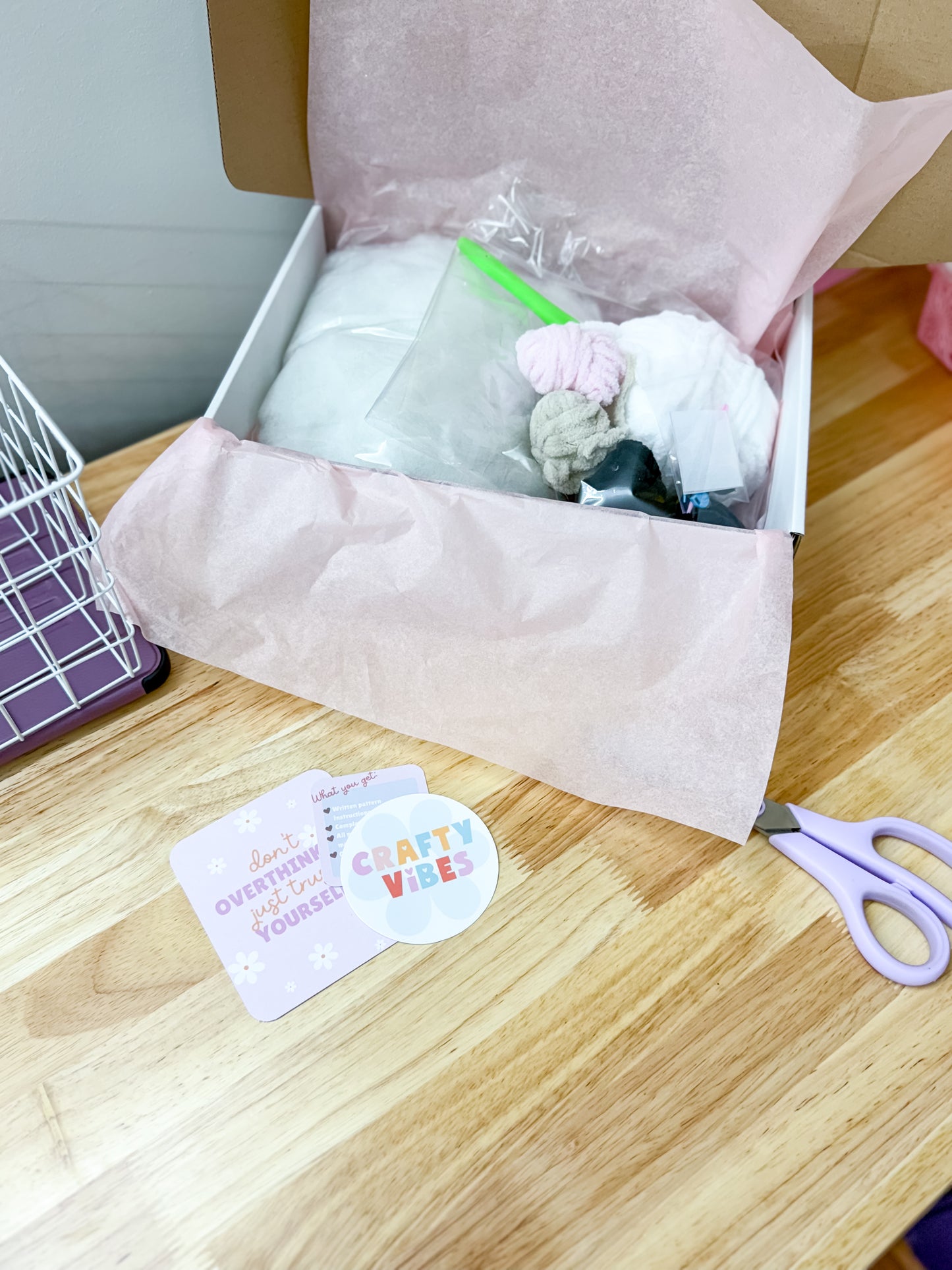 Strawberry Chocolate Squishy Cow Crochet Kit