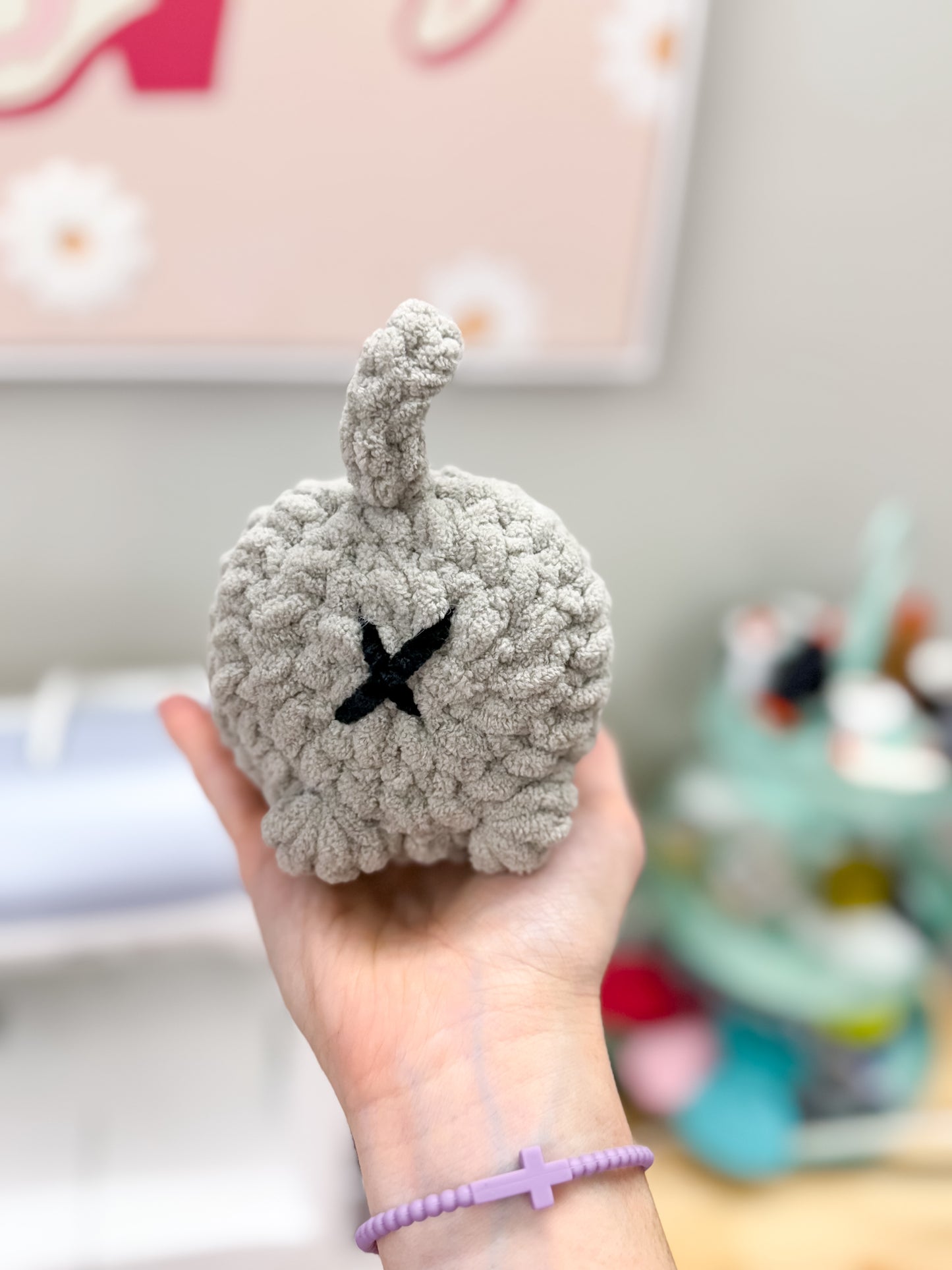 Gray Crochet Cat Plushie