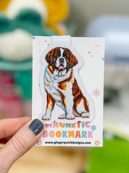 St. Bernard Magnetic Bookmark