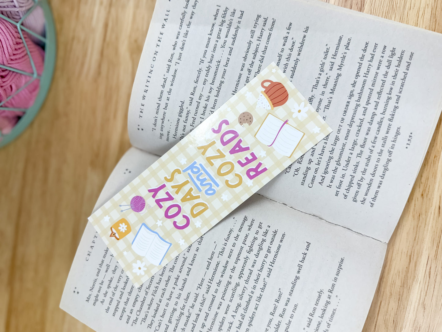 Cozy Reads Bookmark