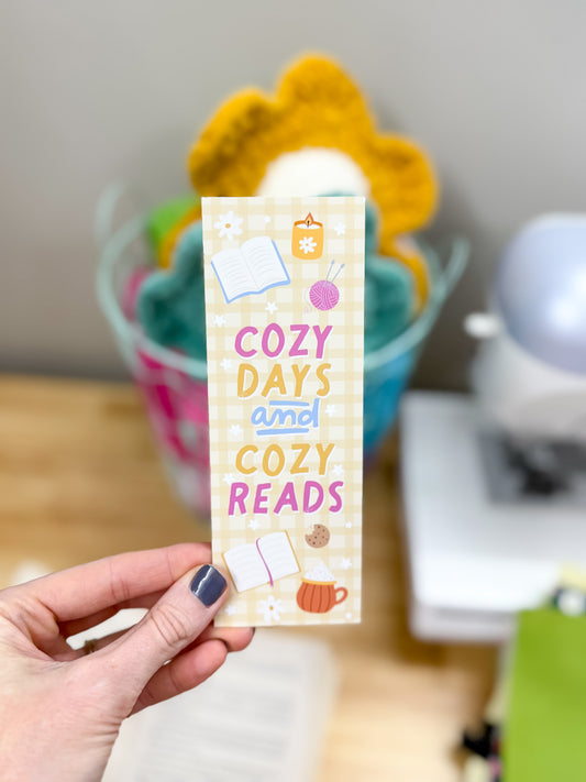 Cozy Reads Bookmark