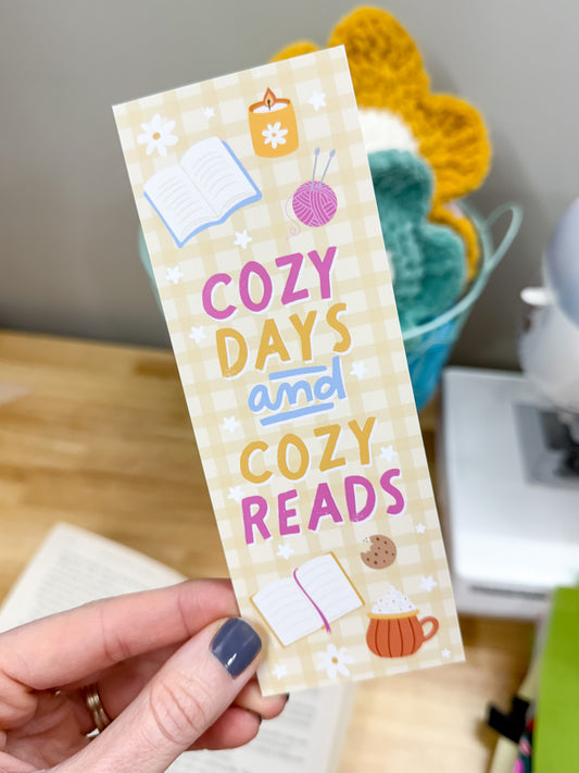 Cozy Reads Bookmark