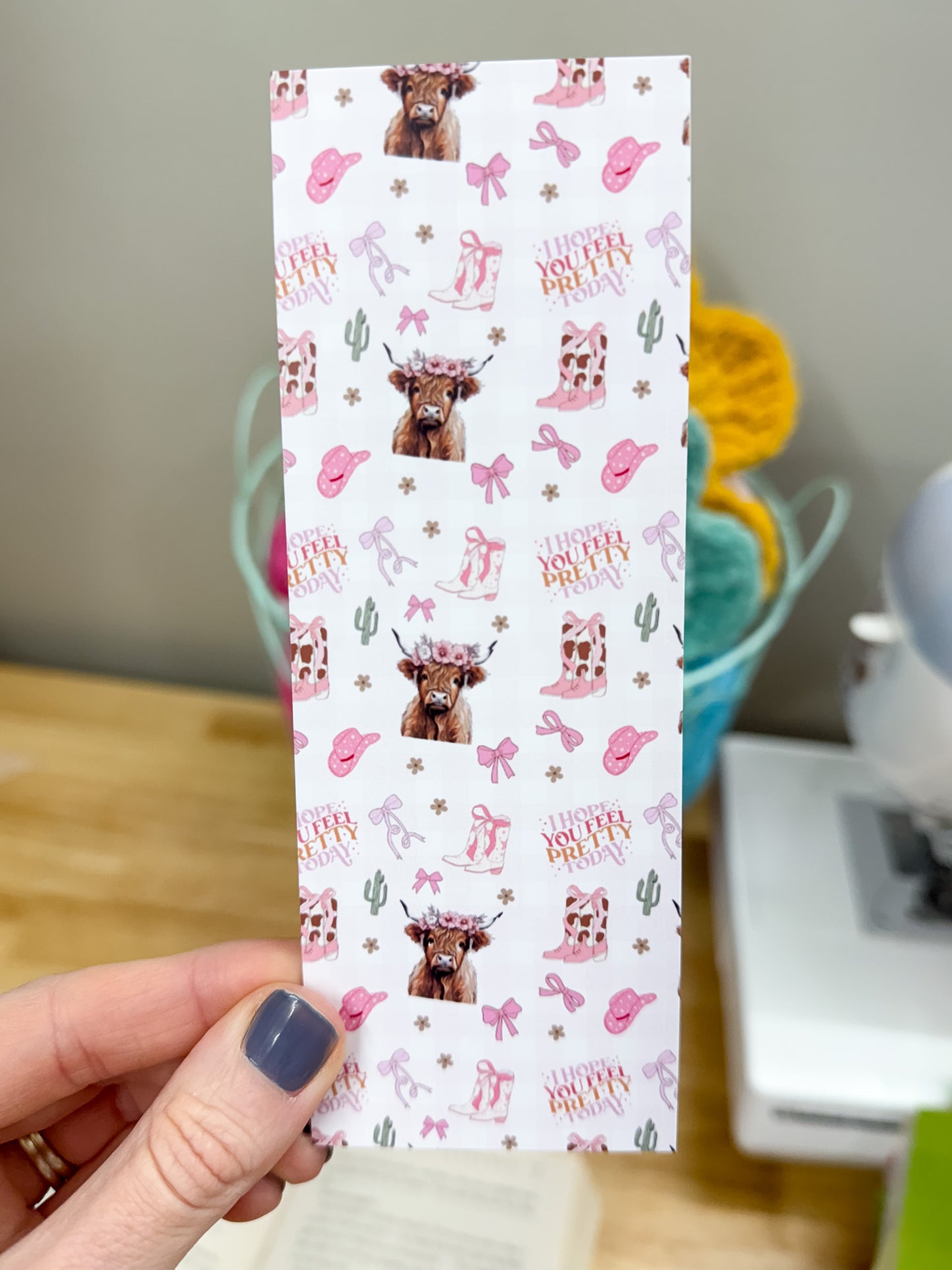 Highland Cow Bookmark