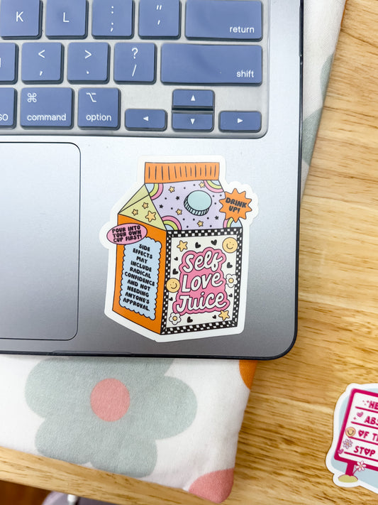 Self Love Juice Sticker