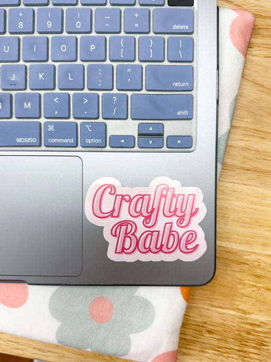 Crafty Babe Sticker