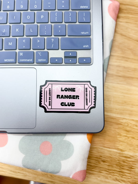 Lone Range Club Sticker