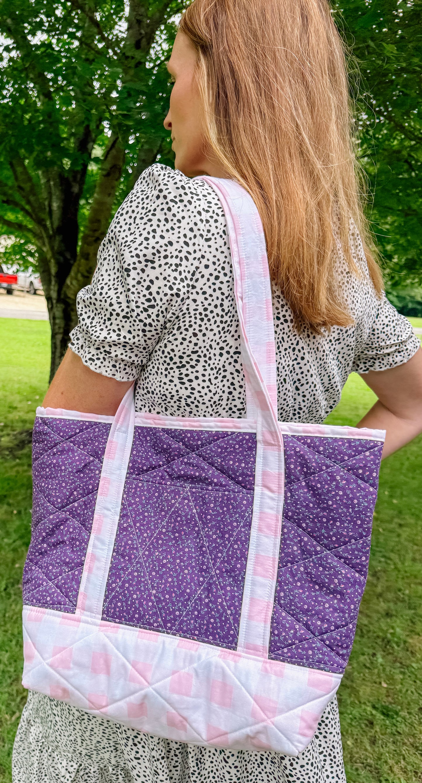 Daisy Mae Pocket Tote Pattern | PDF Instant Download + Video Tutorial Access