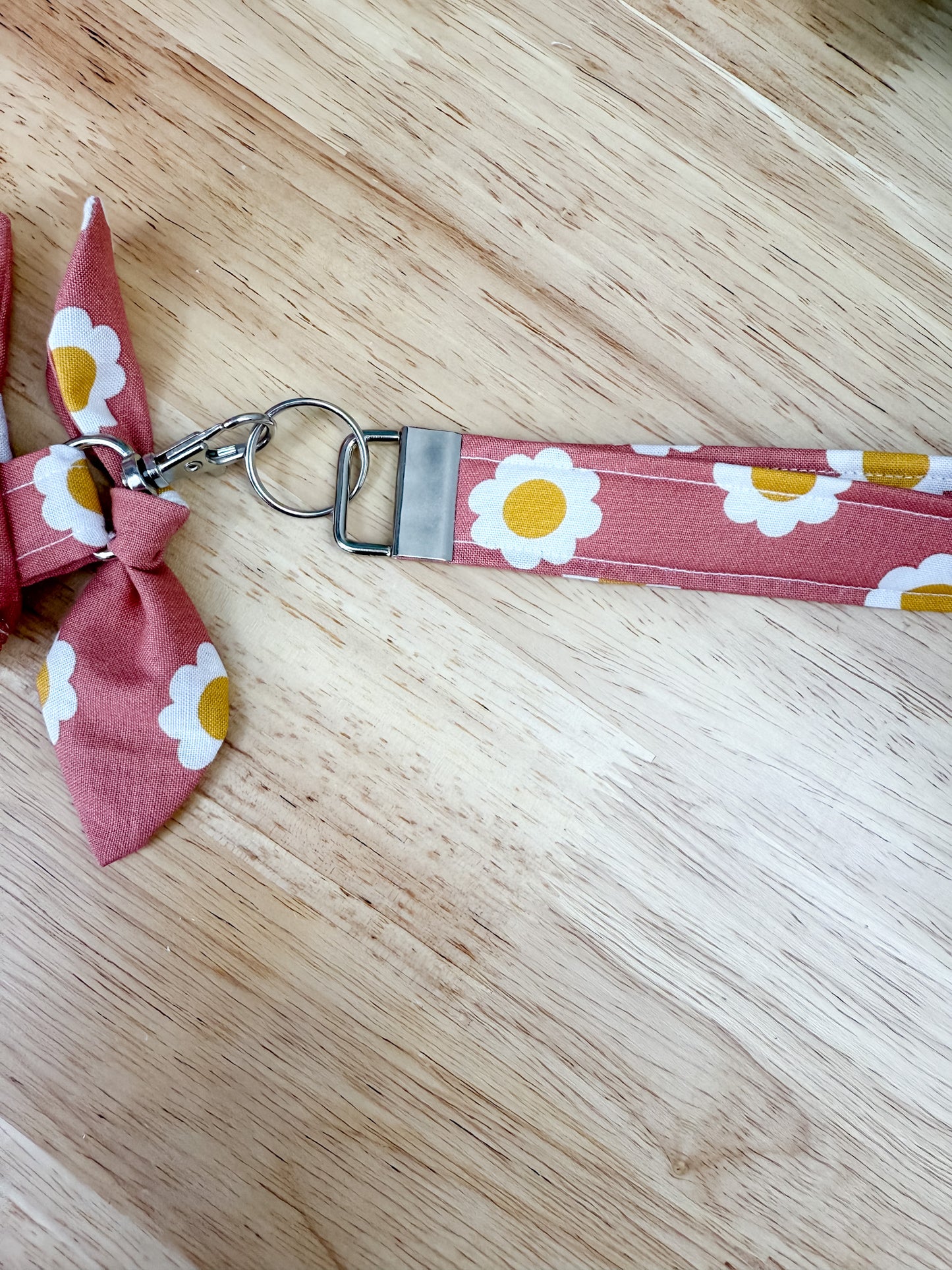 Trendy Quilted Fabric Keychains