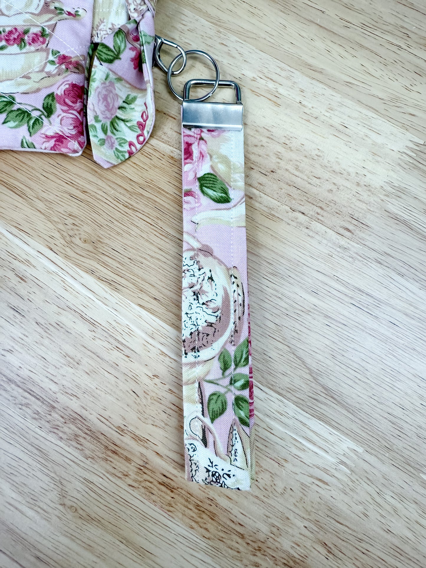 Trendy Quilted Fabric Keychains