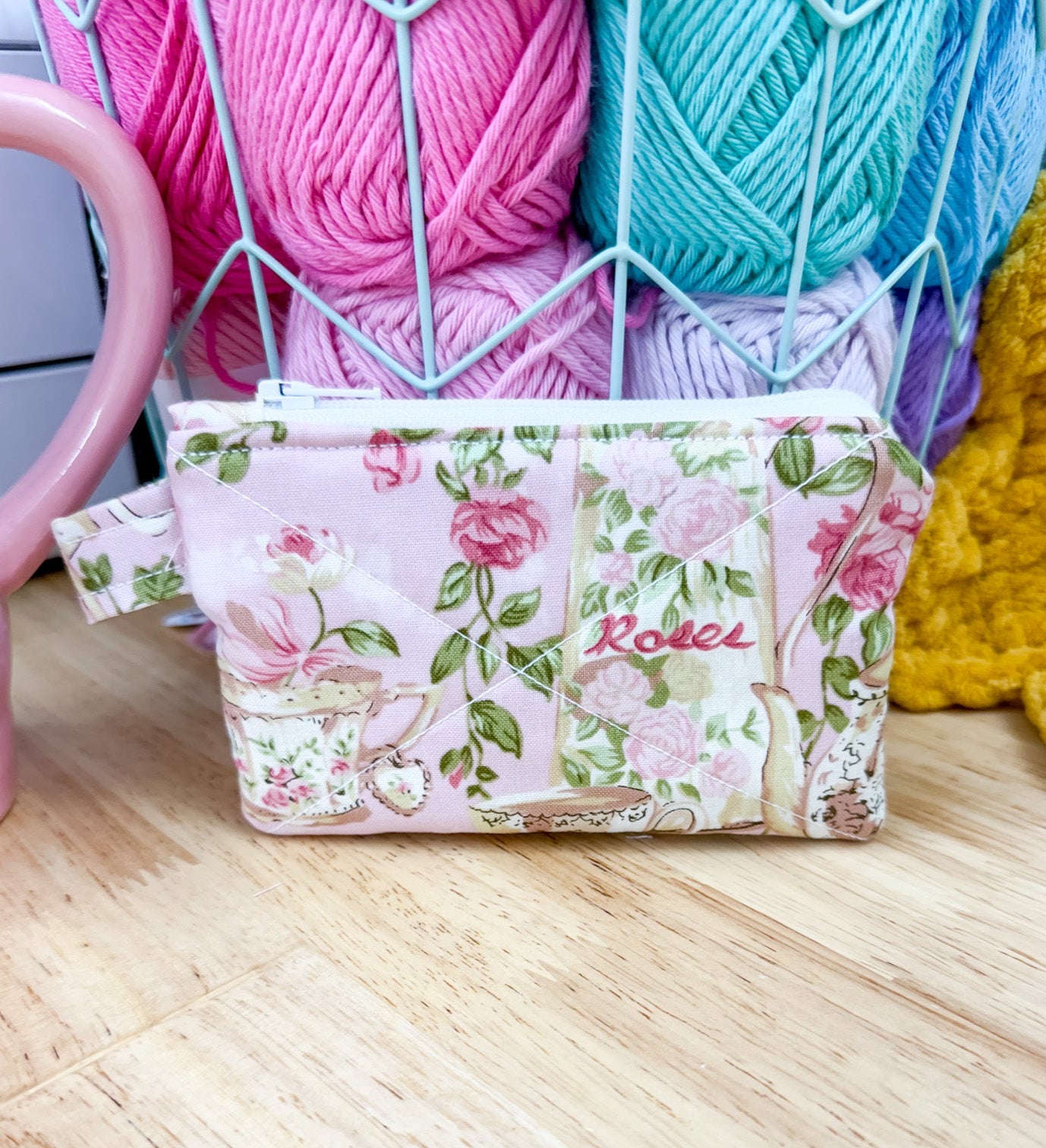 Small Quilted Purse Coin Pouch