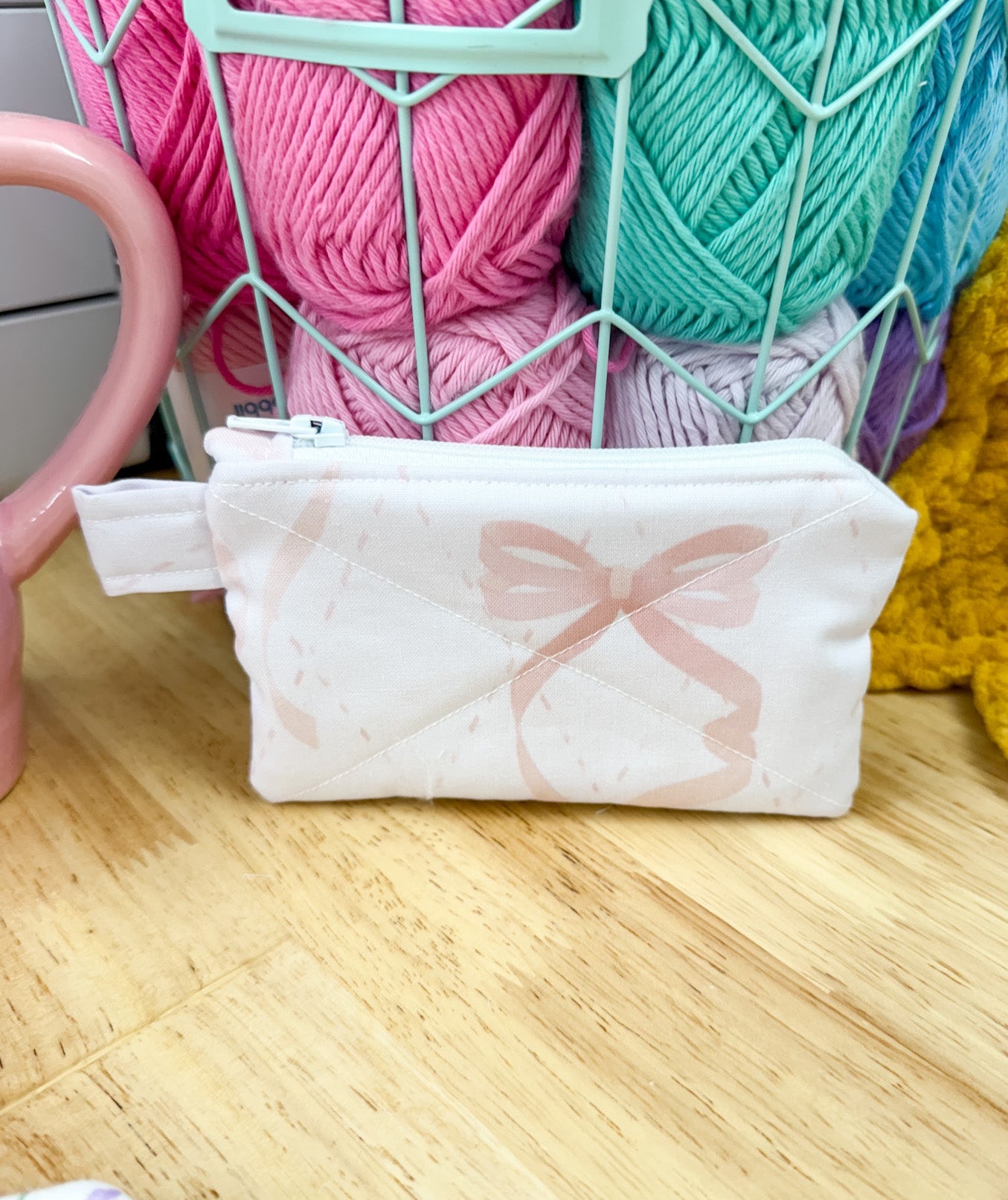 Small Quilted Purse Coin Pouch