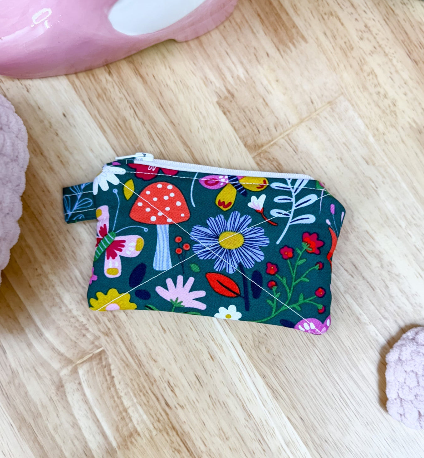 Mini Wallet Quilted Pouch