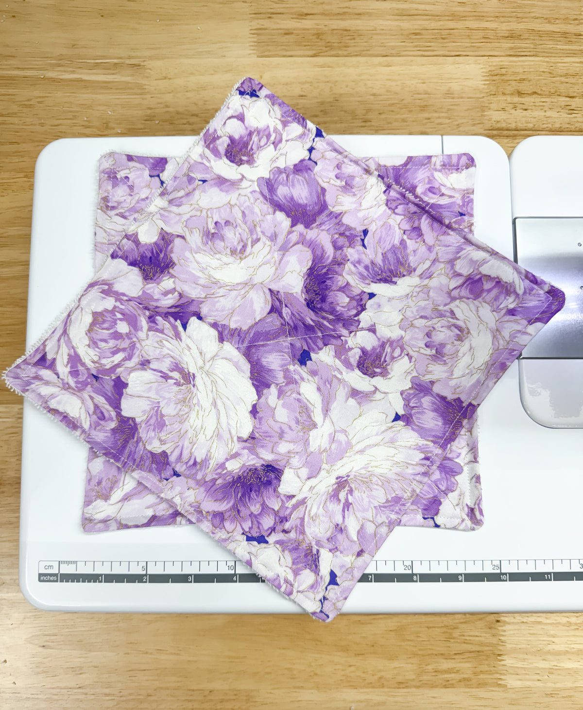 2-Pack Terry Cotton Dish Cloth Light Purple