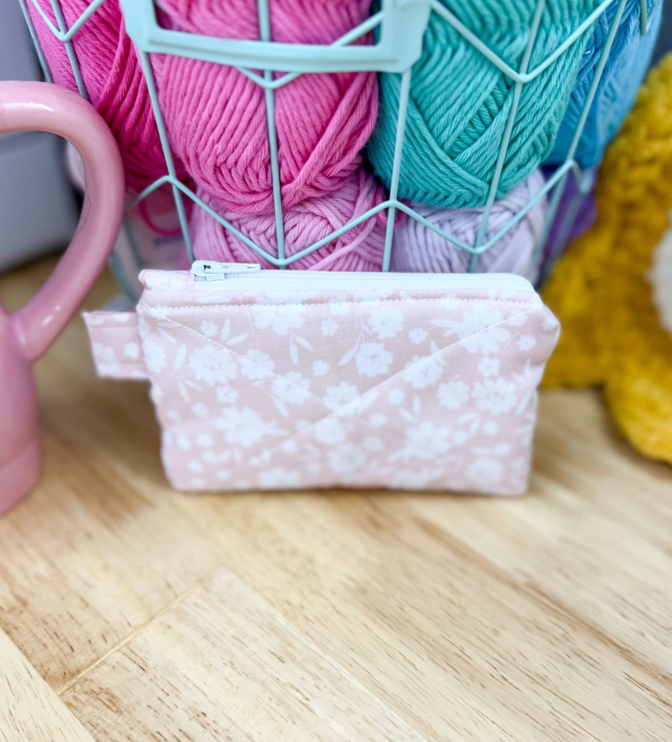 Small Quilted Purse Coin Pouch