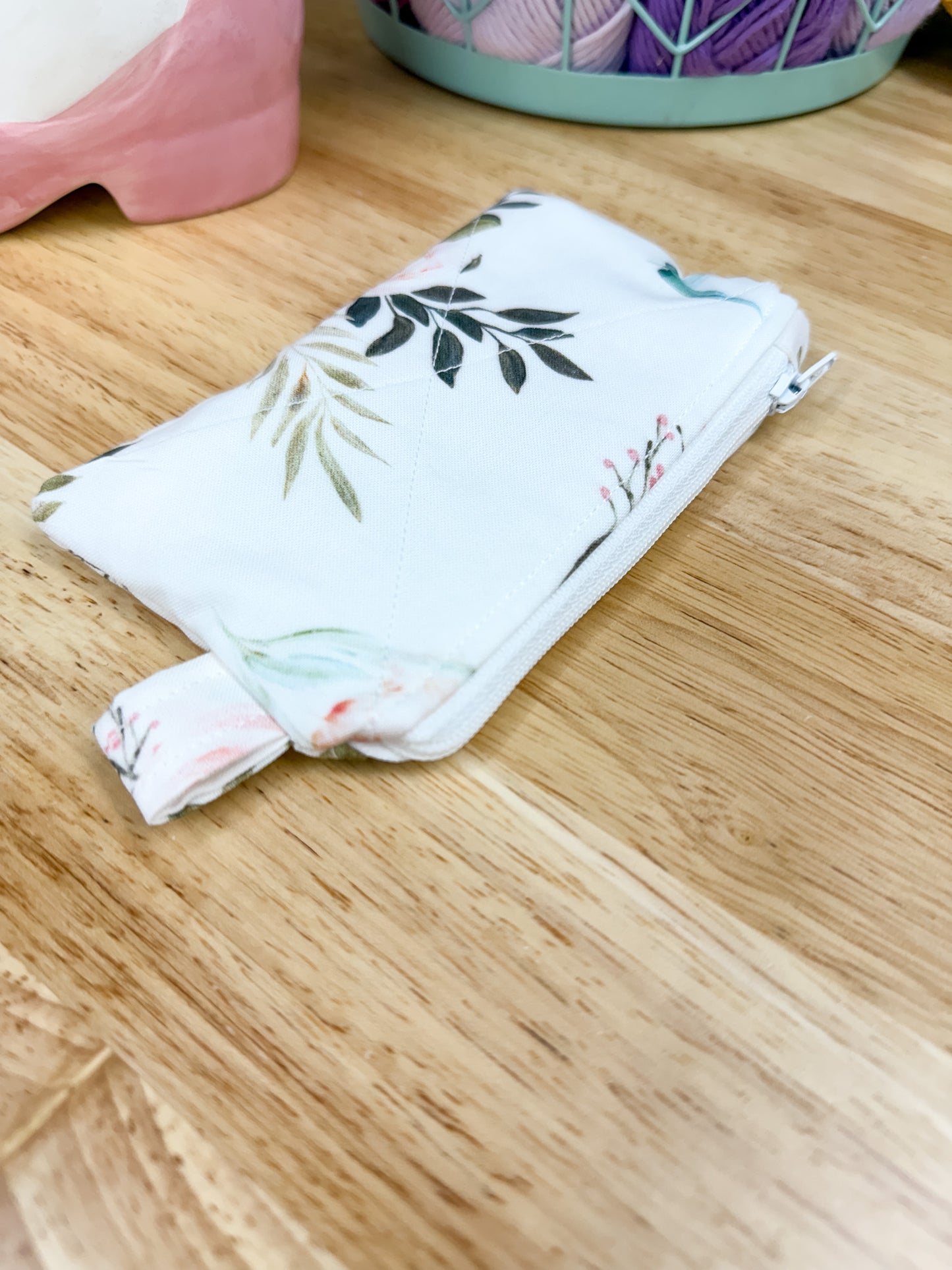 Boho Blush Mini Wallet Quilted Pouch