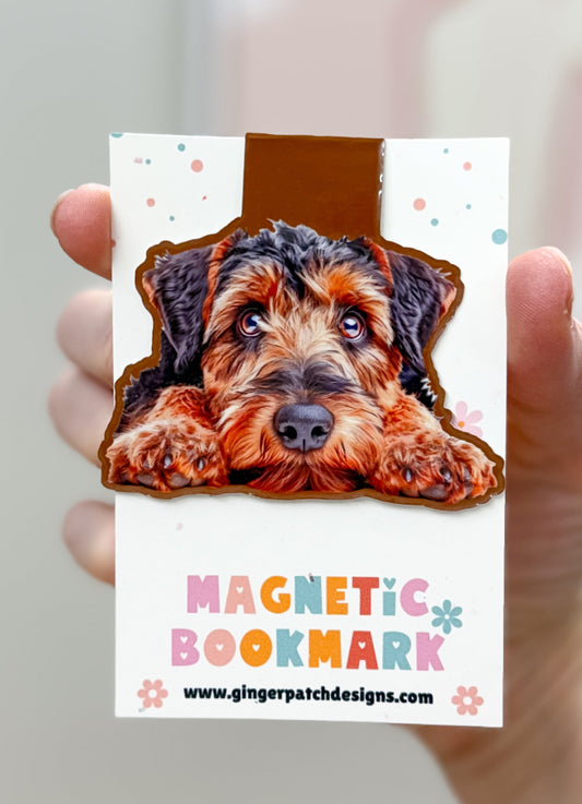 Airedale Terrier Magnetic Bookmark