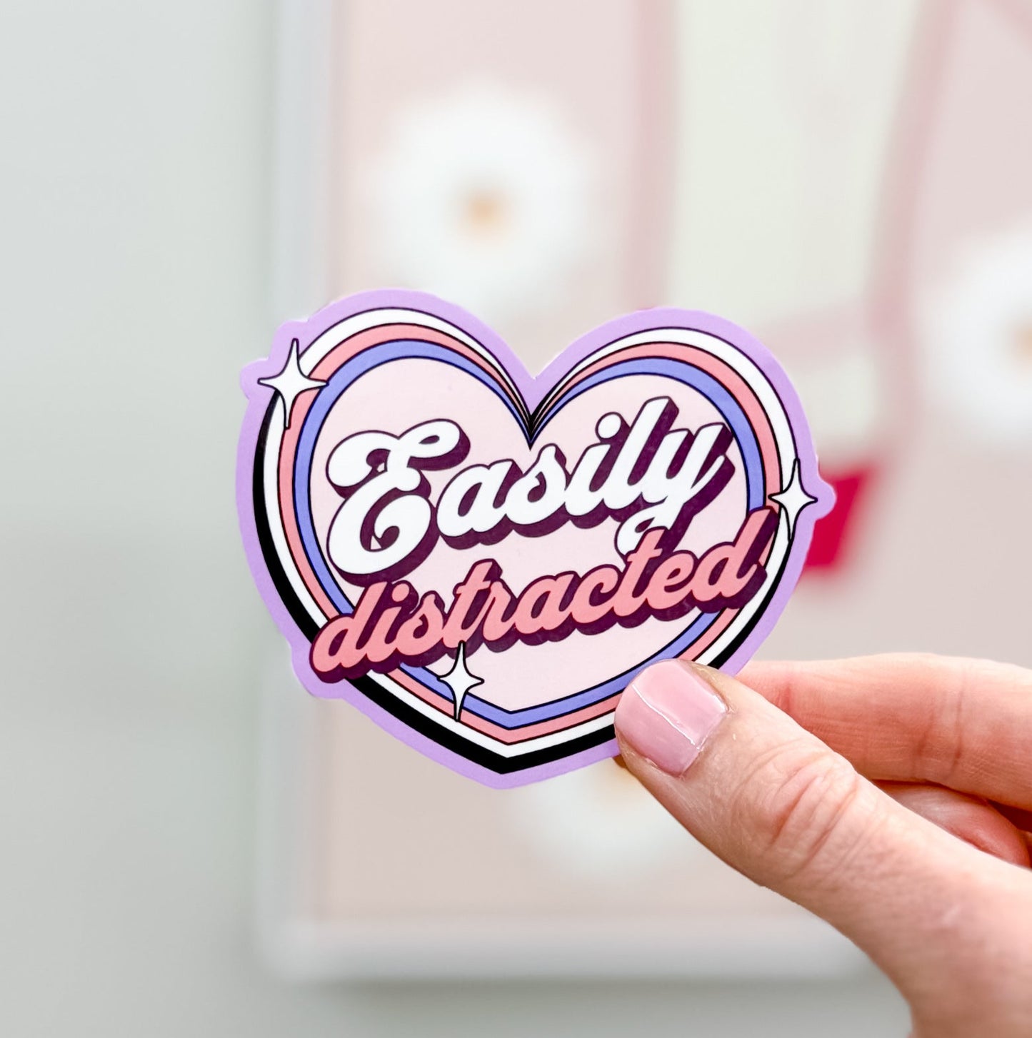 Easily Distracted Sticker