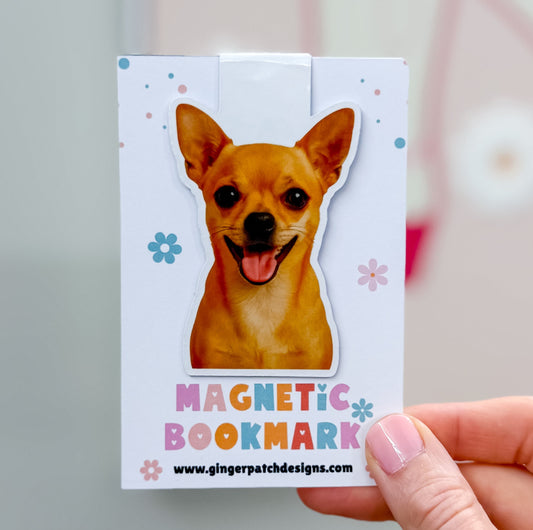 Short-Hair Chihuahua Magnetic Bookmark