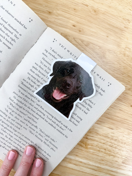 Black Lab Magnetic Bookmark