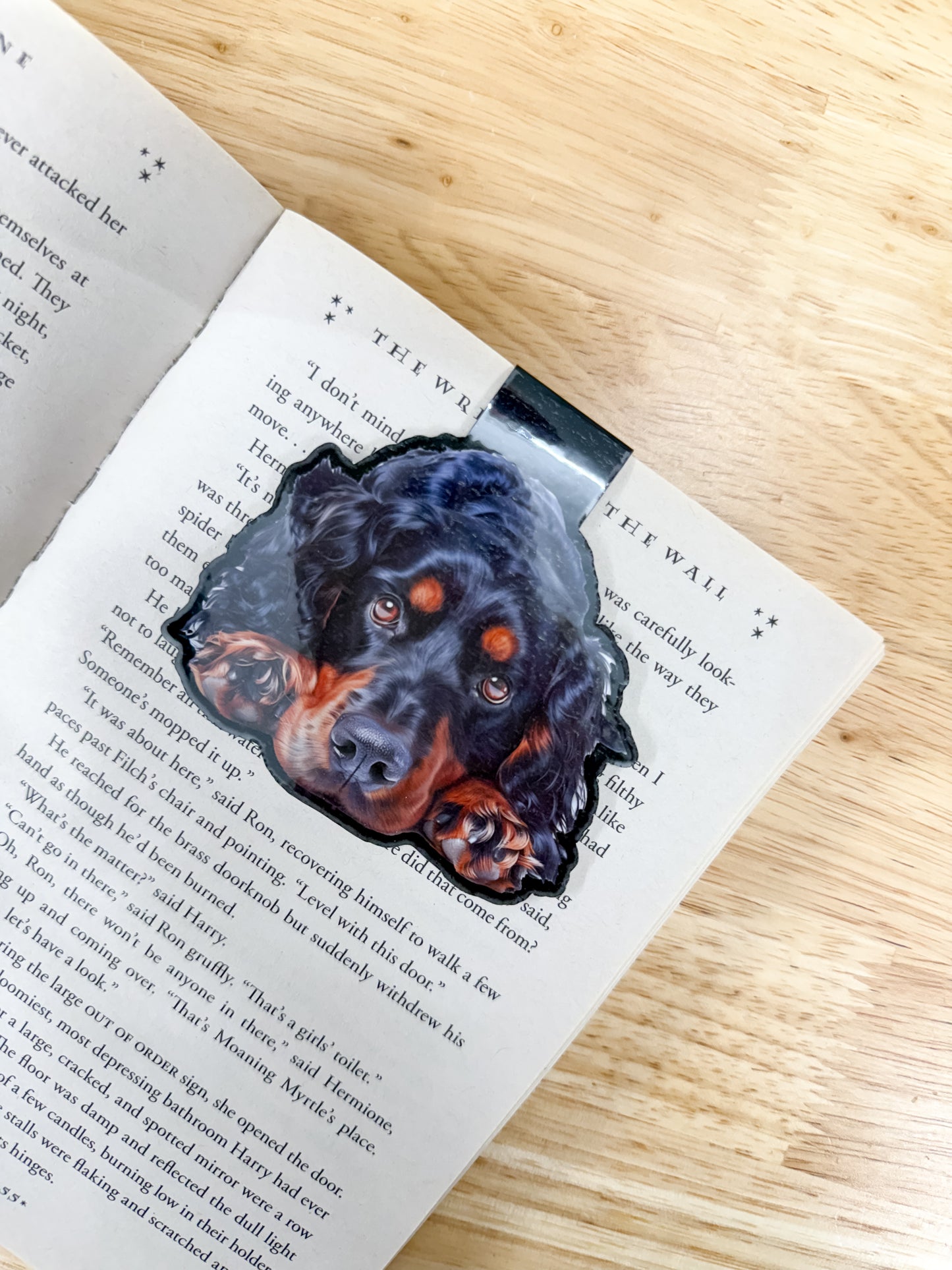 Gordon Setter Dog Magnetic Bookmark
