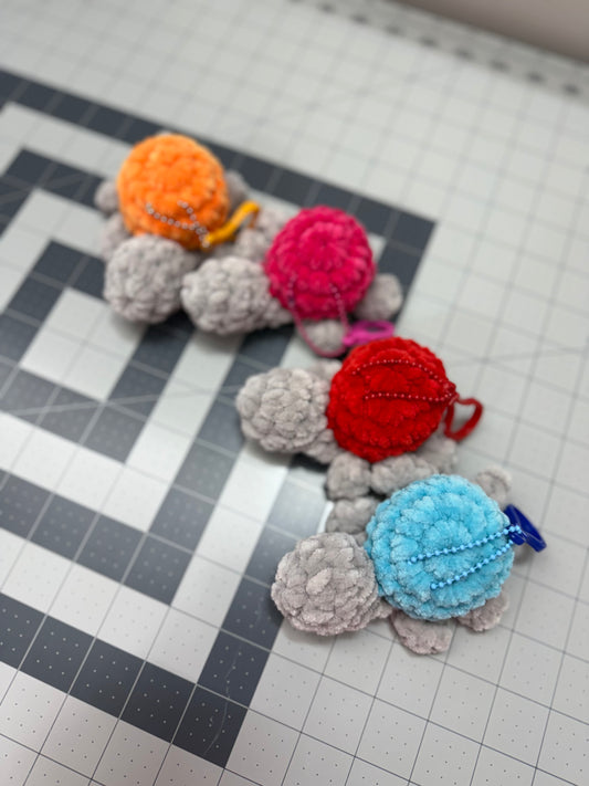 Mini Turtle Crochet Keychain
