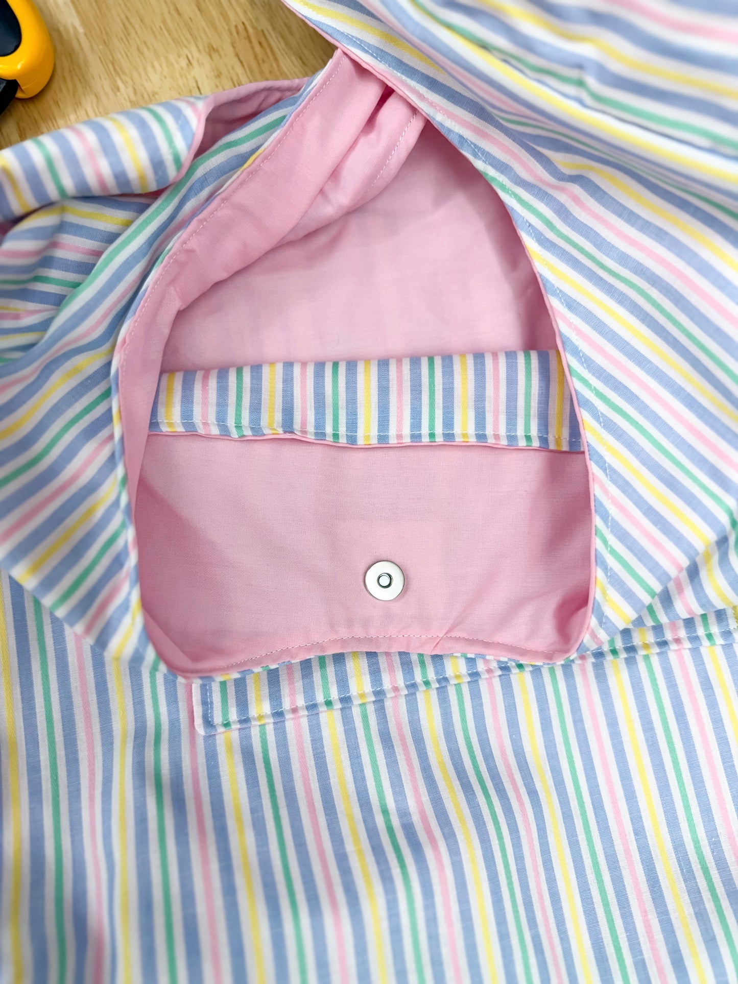 Gigi Large Slouchy Bag Beach Stripes