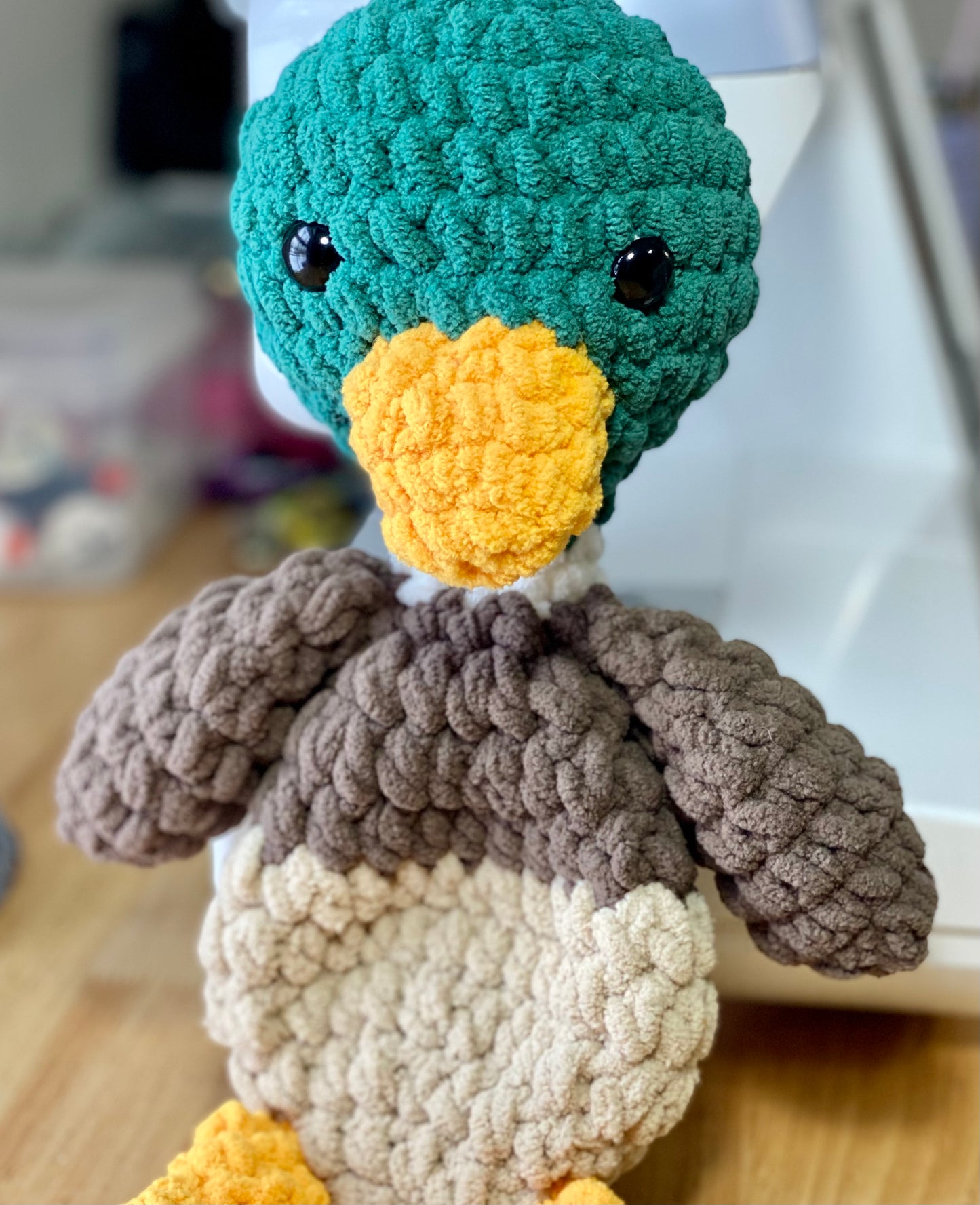 Mack the Mallard Duck Plushie Snuggler