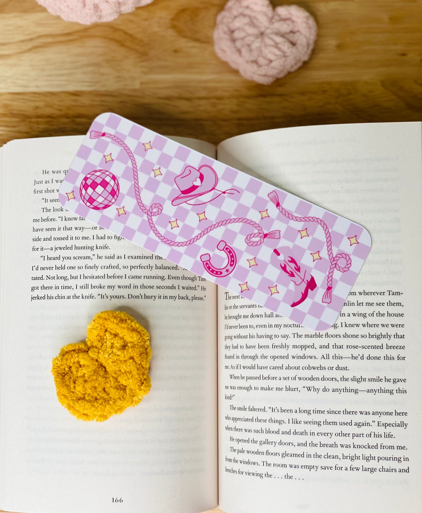 Retro Bookmark Set, Pink Cowgirl Bookmark, Pink Sparkle Bow Bookmark, Red Cherry Bookmark, Bookmarks for Girls